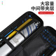 Bluehead fish hard shell rod bag fishing rod storage box hard shell fishing rod bag fishing rod bag fishing gear bag rod bag large capacity fishing gear storage bag large blue enhanced version 127*14*13