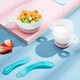 Supor Baby Bowl und Löffel Set Baby Mahlzeit ergänzende Schüssel Kindergeschirr tragbare Anti-Fall- und Anti-Scenen-Saugbecher-Schüssel rot [Single Bowl]