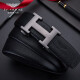 FALAMAONE Men's Leather Band Head Layer Soft Cowhide Light Luxury Men's Valentine's Day Trolley Gives a Boyfriend's Husband's Birthday Gift PD826 Gold [Solid Wood Gift Box] SF Express Air Freight 115cm For other sizes, please note or contact customer service