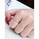 DL 1998 Fat Donglai same style 18K gold frosted ring for women AU750 rose gold men and women couple tail ring color gold pair ring free 2MM rose gold frosted ring No. 6 is equivalent to No. 12 and No. 13