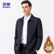Luo Meng jacket men's autumn business men's lapel executive jacket top cadre office style dad wear i8 navy XL
