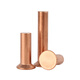 Guwanji Countersunck Rivet GB 869 Copper Countersunk Brivet 304 из нержавеющей стали, ударяя плоскую головку плоской головки, головка сплошной заклепки, медная, с коллекция медной M3X25 [50 штук]