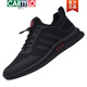 Cartelo Herrenschuhe Sommer 2025 Neues Sportschuhe trendy Mesh atmungsaktiven Männer lässige schwarze Arbeitschuhe Herren Springstil Schwarz 9851 38 Standard Sportcode