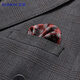 Romon suit men's double-breasted casual business retro men's suit jacket slim wedding groom's dress for men