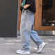 Dream Bonnie Boys Summer Thin Thin Jeans Medium Большие детские брюки 2025 Новые летние детские прямые брюки.