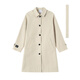 ELLE KIDS French Fashion Trench Coat] Spring and Autumn Girls' Jacket Large Children's Mid-Length Versatile Fashion Trench Coat