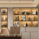 BHM high-end light luxury general manager office ornaments handicrafts high-end atmospheric creative living room study wine cabinet decorations a pair of brushed vases