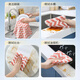 Best helper coral velvet rag 30*30cm*3 pieces wet and dry dishcloth kitchen scouring pad household cleaning towel