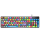 
Logitech K845 mechanical keyboard game e-sports wired keyboard computer office keyboard personalized custom keycap version for boys’ girlfriend gift k845-RAPPER joint keycap green axis