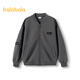 Balabala boys' jackets children's autumn clothes children's clothing medium and large children's loose splicing embroidered baseball collar top 202323105111