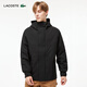 LACOSTE French crocodile men's autumn and winter easy-to-wear trendy casual hooded jacket for men | BH2513 031/black M 52L 180