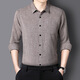 Zhixiang 2025 Camisa de algodón de primavera y otoño y línea de manga larga Camisa de solapa masculina La chaqueta superior de papá versátil e informal 9905 Prince Blue 3xl - sugerido 155/170Jin [Jin equivale a 0.5 kg]