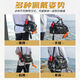 Jiazhi fishing lure bag, multifunctional waist bag, crossbody bag, large capacity fishing rod bag, special storage bag, fishing gear bag, waterproof fishing gear bag, special camouflage [naked bag] No Specifications