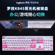 罗技（Logitech） K845机械键盘 有线键盘办公全尺寸键盘 电竞游戏发光键盘 吃鸡键盘 diy键帽 情人节礼物 K845【Lollipop girl】-茶轴