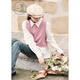 Zihan (ZIHAN) Zihan Sleeveless Irregular Vest + White Bottoming Shirt Two-piece Suit for Women Spring Raspberry Pink S