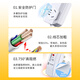 Jishun 16a socket leakage protection high power 10a row water heater air conditioner electric plug induction cooker power extension plug board 4000W 2 holes 1.5 meters