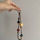 Beiyipin mobile phone hanging decoration retro stars oil wax rope mobile phone lanyard anti-lost and anti-stolen liberation two-hand hand hanging hanging neck mobile phone wrist lanyard