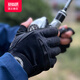 King Lure Fishing Gloves Exposed Three and Half Finger Lure Special Sun Protection Anti-Slip Fly Catching Fish Black-Exposed 3 Fingers-L-XL