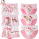 Hello Kitty children's underwear baby children girls 5-pack triangle boxer briefs shorts head N254 color 160