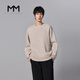 Mai Meng MM Mai Meng Men's Autumn and Winter New Sheep Wool Loose Round Neck Pullover Cardigan Sweater 9EA130392 Rice Camel M