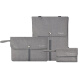 
Diplomat Diplomat Three-piece Set (Backpack + Bottom Bottom Pack + Mobile Phone Pack) DS-14065L Gray