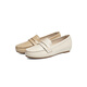 
Red Dragonfly Mother Single Shoes Women's Spring Comfortable Commuter Soft Sole Comfortable Women's Shoes Casual Light Mouth Single Shoes WTB14140 Apricot 35