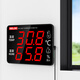 Delixi Temperatura interior de grado industrial Electrice Pantalla grande Electrónico de alta precisión de alta precisión Temperatura de alarma sobre temperatura Pantalla de humedad de la temperatura de alarma/resistencia 1049 1049