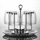 Cup holder stainless steel tea cup holder hanging cup holder water cup storage rack creative beer glass drain rack golden diamond cup holder 3527 gold mirror square plate
