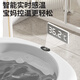 奔麦(派送上门)泡澡桶成人洗澡桶折叠浴桶可坐躺婴儿童游泳桶家用宝宝 升级感温【加高款】可折叠丨灰