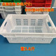 Pork cold storage special box commercial meat basket plastic basket rectangular cold storage freezing frame factory hotel transfer box fully sealed (length 60 width 40 height 20 cm) blue
