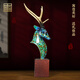 LICAI AMERICAN Retro Deer Office Office Bureau Salon Room TV Cabinet BO ANCIEL SPELL BURANT LUMING JIXIANG COMPANY OUVERT BJ1421C Horse Head