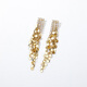 Qlady long tassel earrings for women 2023 temperament high-end earrings niche design light luxury earrings birthday gift