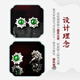 Colorful Yunnan guaranteed price 11.11 jadeite A fully stocked with green S925 silver stud earrings for mom and girlfriend as a gift with certificate, style 2