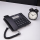 
Deli 13567 landline phone battery-free business office home landline office large screen wired telephone with alarm function white