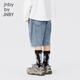 JNBY par Jnby Jiangnan Buyi Vêtements pour enfants pour enfants entre les enfants de l'environnement Charchée Médin Casual Confortable Été et filles Enfants 1O6E1396H 995 / DENIM WASH LAN 120 cm