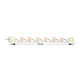 WS2812 RGB full color light strip (7 lamp beads)