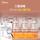 Midea Disinfection Cabinet Household Tableware, Cupboards, Tableware, Disinfection and Drying Machine Small Vertical Baby Bottle 77L Three Layers High Temperature Two Stars National Subsidy 80G05