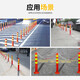 Baige plastic warning column, parking space blocking column, road traffic protection isolation pier, reflective anti-collision elastic column, 70 plastic model CW062951