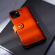 Huahu (Hanatora) iPhone 16 / 15Promax Mobile Phone Case en cuir Flip Apple 15/14/13 / Plus Case de téléphone mobile Lute Luxury Cuir de luxe Étui haut de gamme Business Busine.