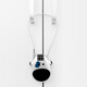 Auburn retractable steel cable padlock password lock gym helmet lock anti-theft window lock ski lock 108 silver