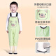 Zailu children's water play one-piece kindergarten waterproof clothes for catching sea children's rain boots for catching fish men's and women's rain pants beach Q-bear green-children's overalls with pockets 40 24 shoes inner length 15CM