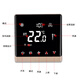 Aire acondicionado central de termostato de pantalla completa, calefacción de piso, voz dos en uno, panel de control remoto WiFi inteligente, aire acondicionado universal, calefacción de piso, modelo de oro wifi de dos en uno MJ826