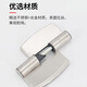Jinguluo stainless steel bathroom partition accessories, toilet self-closing door removable hinges, 2 pieces, all stainless steel on the right side