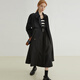 Fano Studios [Spot] Fano Fano Classic Classic Silhouette Temperament Windbreaker Jacke für Frauen mitten in der Mitte des britischen Stils im britischen Stil 2025 Autumn Milchgrau M.