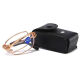 Gafas de lectura inteligentes Perti Gastes de ancianos portátiles de alta definición de alta definición para hombres Avanzado 1 marco de oro (luz dual, luz anti-Blue) Smart Zoom (0-700 grados)