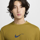 耐克（NIKE）官方HYVERSE DRI-FIT男子防晒速干短袖上衣夏季T恤HV4882 399沙漠苔绿/冷杉绿/银 4XL