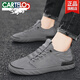 
CARTELO spring cloth shoes men's 2025 new trendy ice silk men's shoes casual shoes men's canvas shoes gray-W838 42 standard sports shoes size