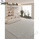 Clcey Tianjin Cui Huangkou Wohnzimmer Teppich Leicht Luxus High-End-Sinn kostenlos Waschmittel verdickte neue Schlafzimmerbodenmattenflocken Sofa Gummi-Gummi-Tianjin ZJ691 240 cm400cm [neues Upgrade von Crystal Fleece]