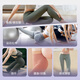 李宁（LI-NING）瑜伽裤女夏季外穿鲨鱼裤运动跑步普拉提健身紧身高弹瑜伽服长裤 L