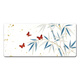 Ruqinlian ancient style mouse pad super large male and female work station office computer desk pad customized e-sports keyboard pad smooth thickened lock edge wrist pad customized anti-slip wear-resistant beautiful poetry 15280 red butterfly 800mm x width 300mm x thickness 5mm